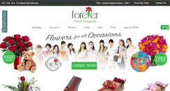 Desktop Screenshot of forever-florist-singapore.com